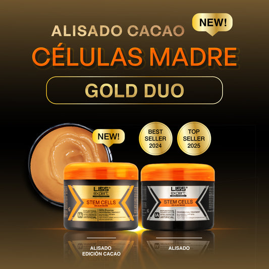 Alisado Células Madre + Alisado Células Madre Edición Gold