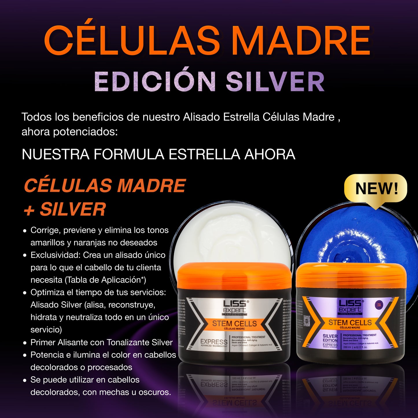 Alisado Células Madre Silver 250 ML