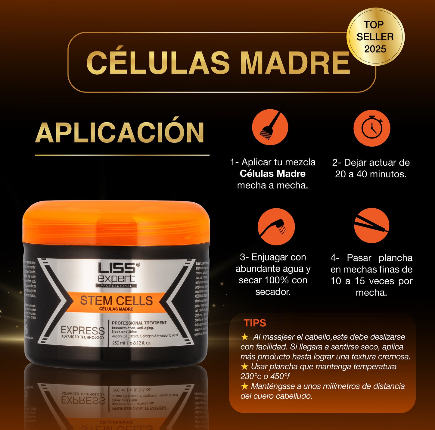 Alisado Células Madre + Alisado Células Madre Edición Silver